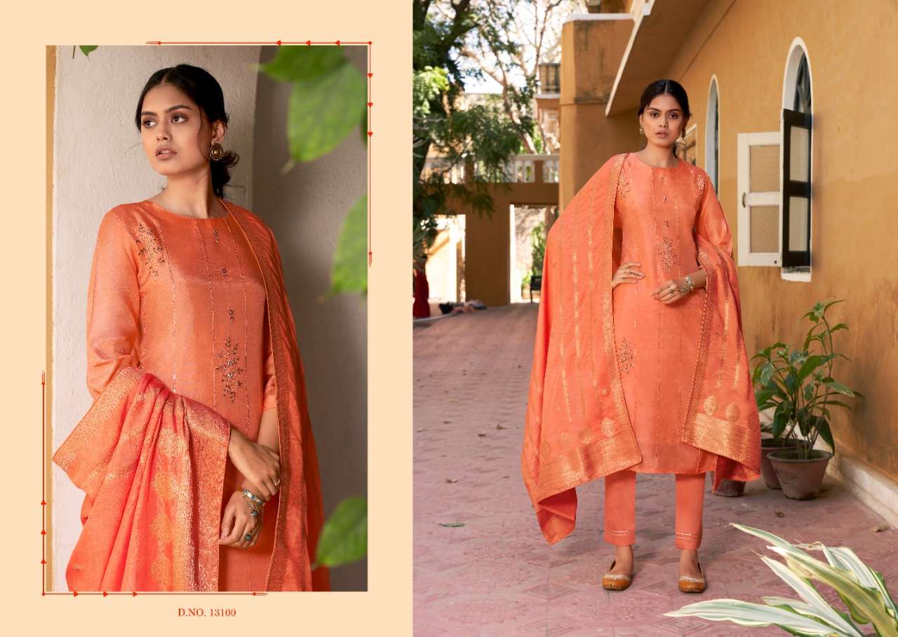 Kalaroop Nazakat Catalog Party Wear Readymade Top Bottom with Dupatta