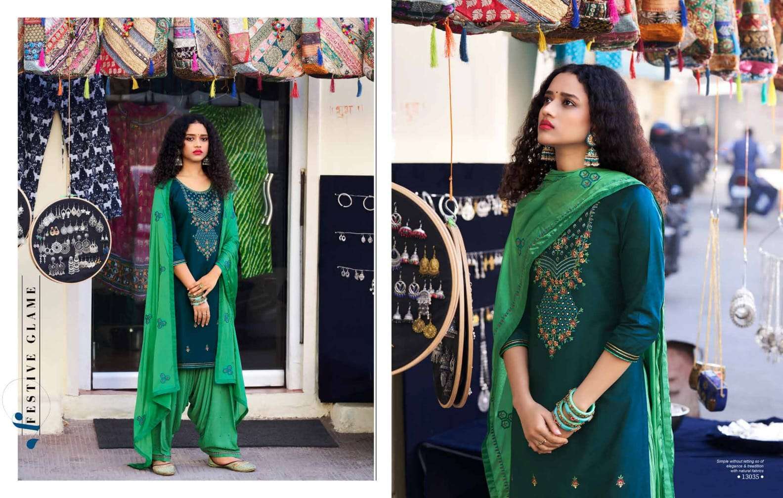 Kalaroop Zarkan Catalog Festive Wear Readymade Punjabi Dress Materials 