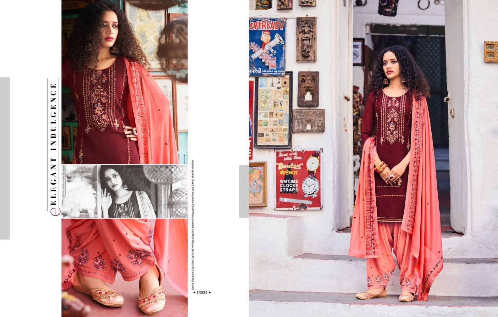 Kalaroop Zarkan Catalog Festive Wear Readymade Punjabi Dress Materials 