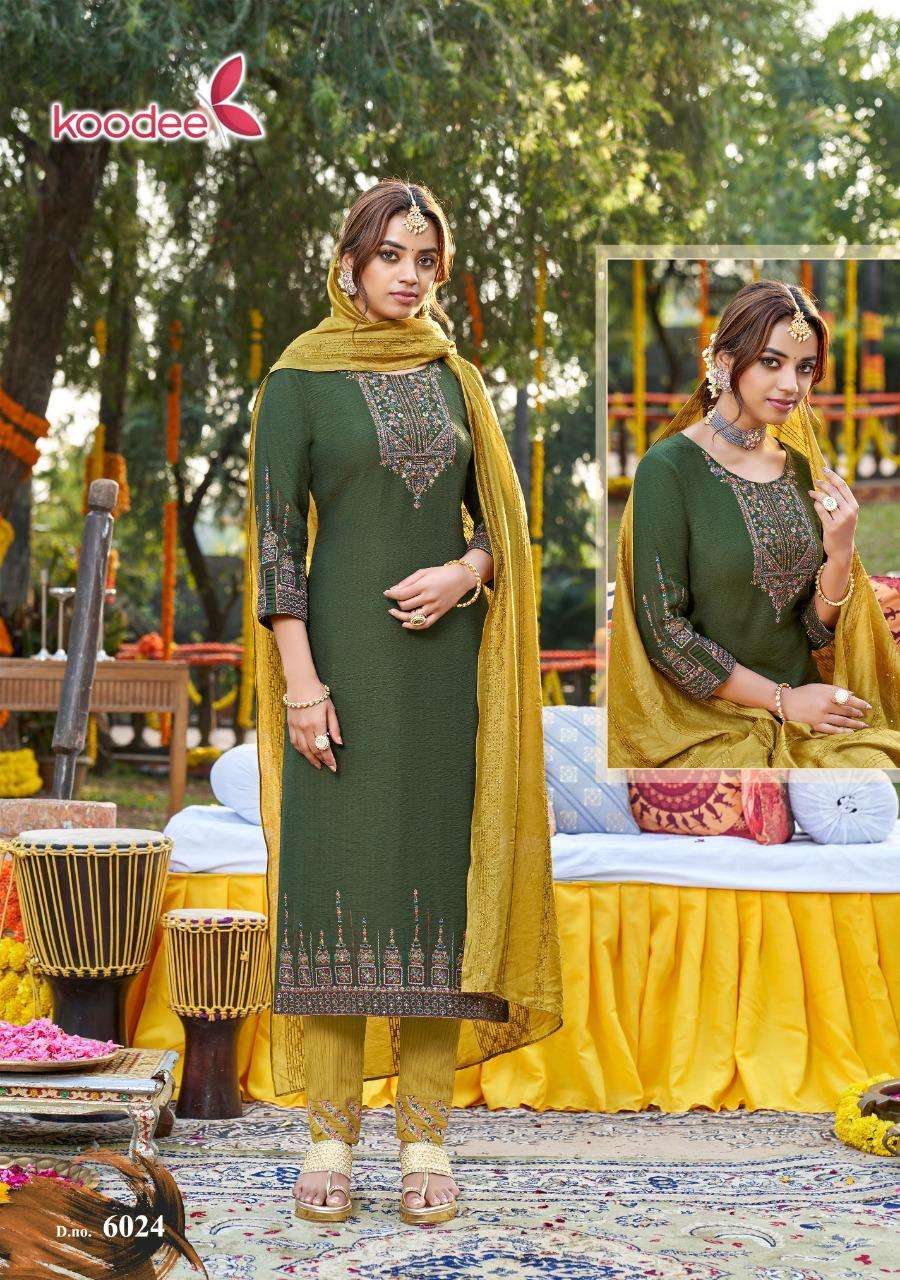 koodee Riva Vol 5 Catalog Exclusive Wear Viscose Readymade Top Bottom with Dupatta