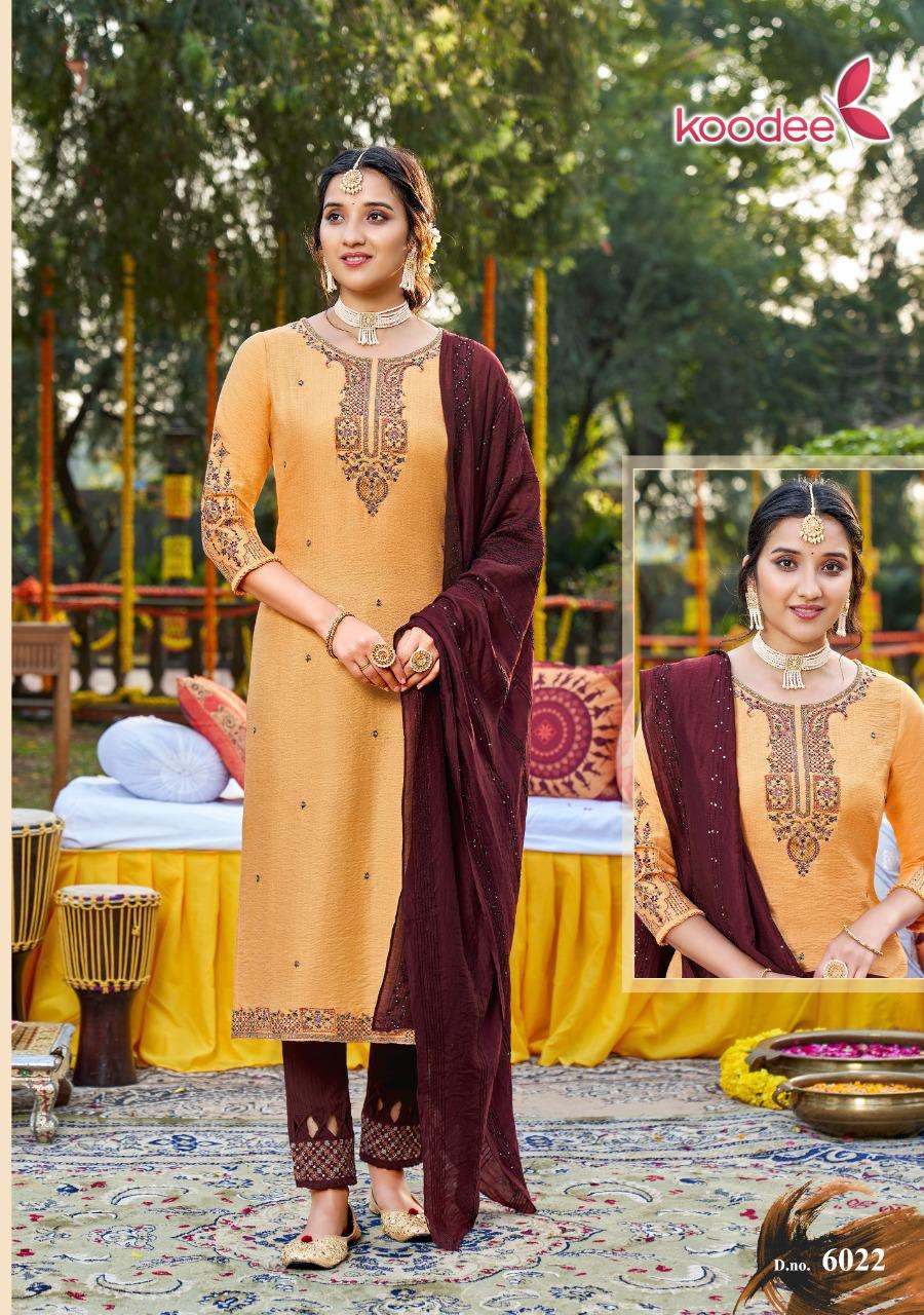 koodee Riva Vol 5 Catalog Exclusive Wear Viscose Readymade Top Bottom with Dupatta