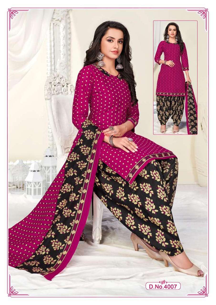 Laado Ruby Patiyala Vol 4 Catalog Daily Wear Summer Cotton Printed Women Dress Materials 