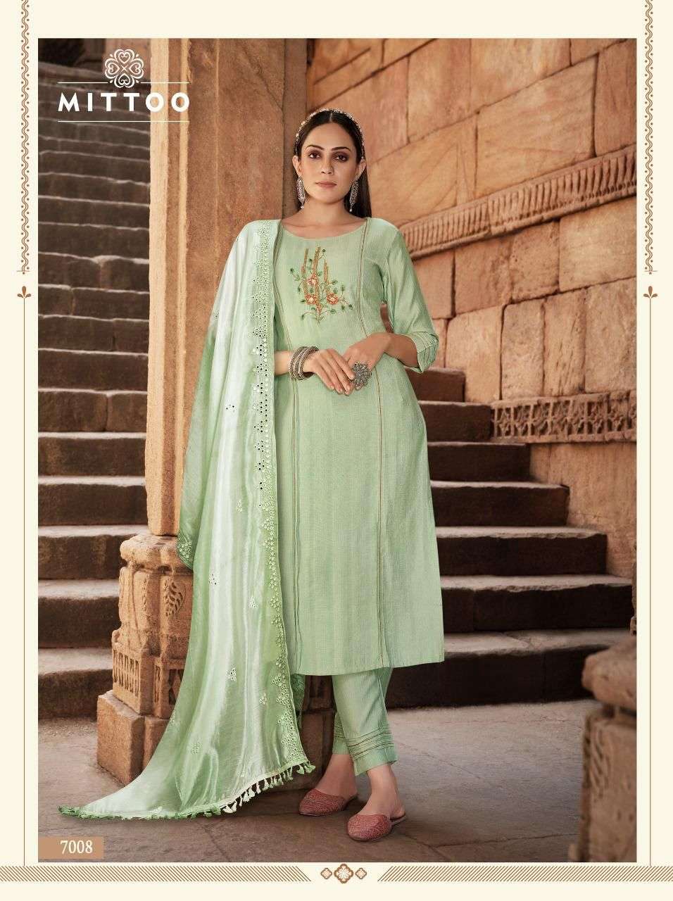 Mittoo Life Style Catalog Festive Wear Readymade Top Bottom With Dupatta 
