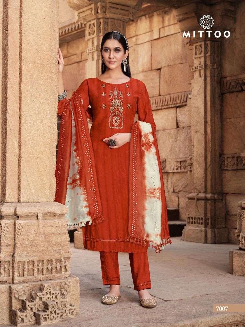 Mittoo Life Style Catalog Festive Wear Readymade Top Bottom With Dupatta 