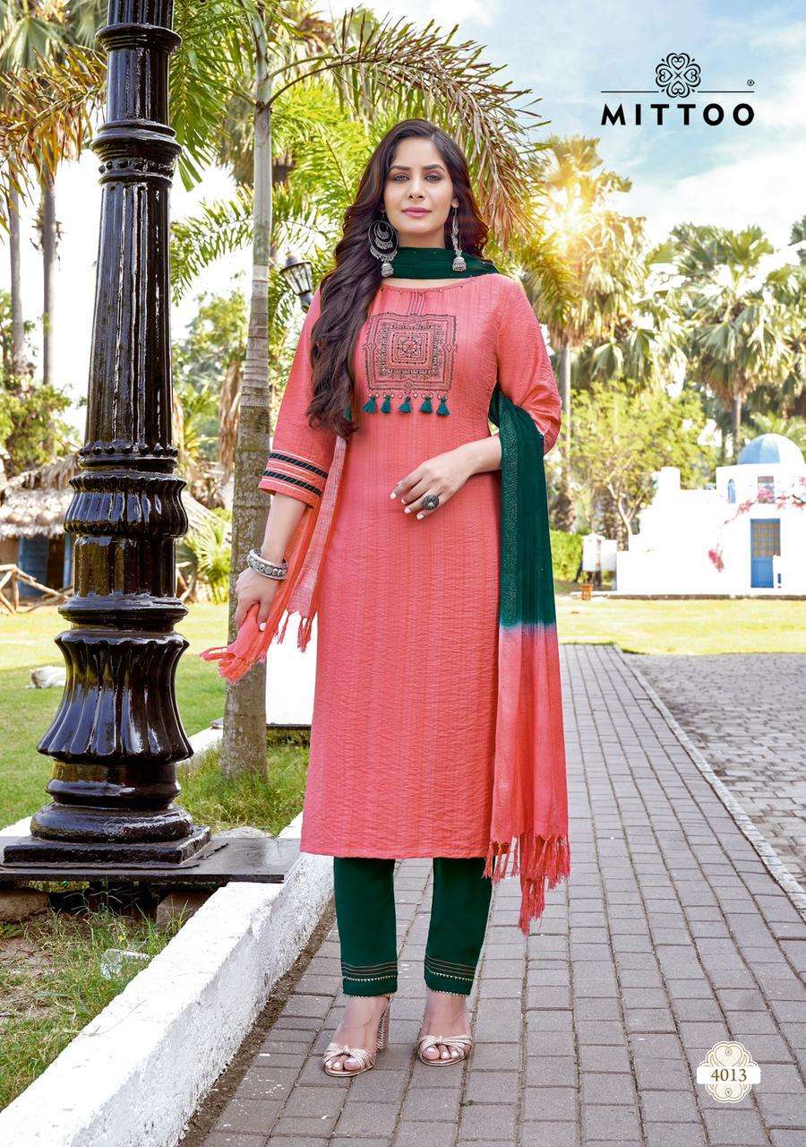 Mittoo Shringar Vol 3 Catalog Designer Wear Readymade Top Bottom With Dupatta 