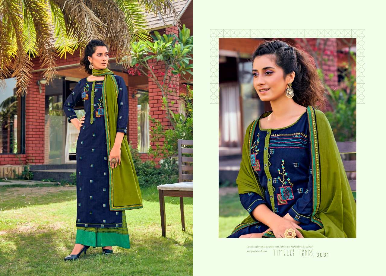Rangoon High Up Catalog Party Wear Cotton Embroidery Readymade Top Bottom With Dupatta