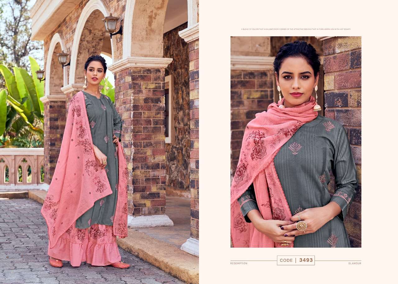 Rangoon Maher Catalog Designer Wear Readymade Top Sharara With Dupatta 