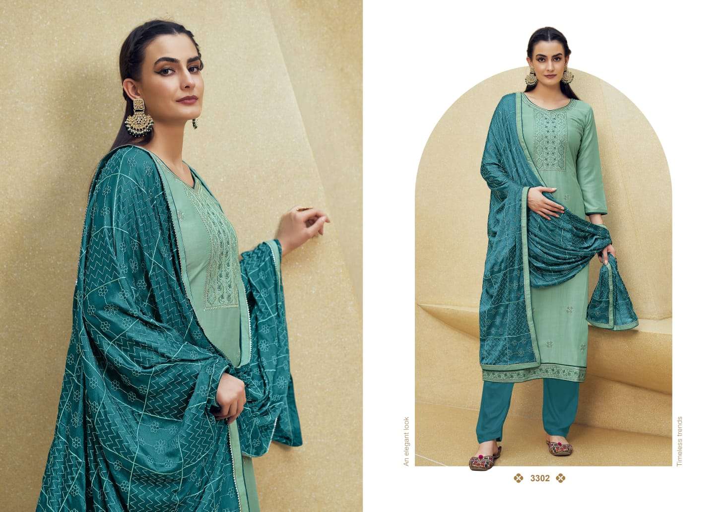 Rangoon Shubhkala Catalog Festive Wear Readymade Punjabi Salwar Suits