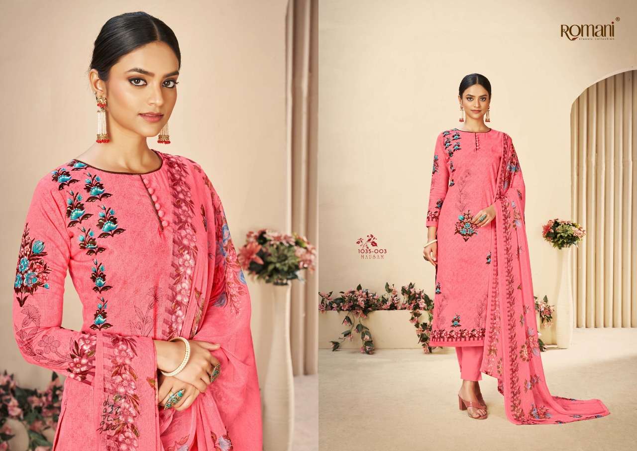 Romani Mausam Catalog Daily Wear Pure Cotton Ladies Dress Materials