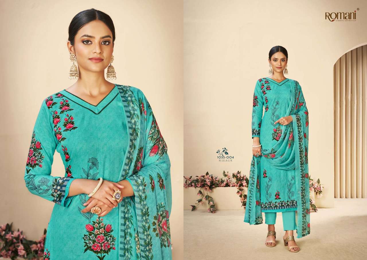 Romani Mausam Catalog Daily Wear Pure Cotton Ladies Dress Materials