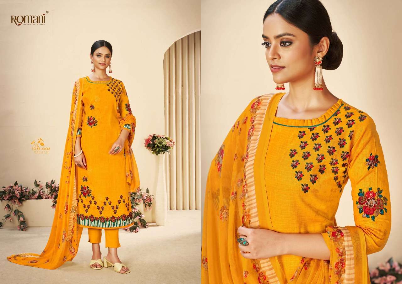 Romani Mausam Catalog Daily Wear Pure Cotton Ladies Dress Materials