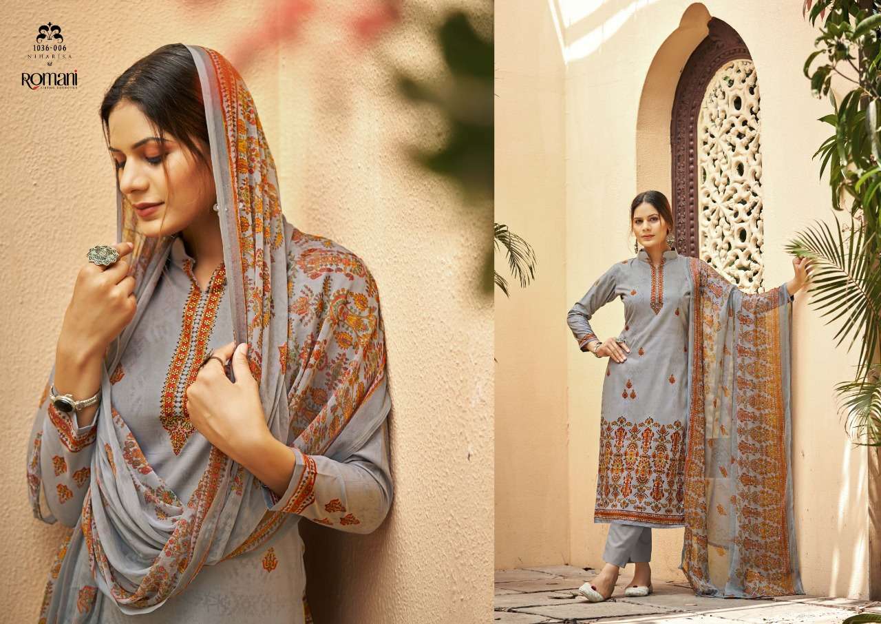 Romani Niharika Vol 2 Catalog Regular Wear Soft Cotton Unstitched Dress Materials