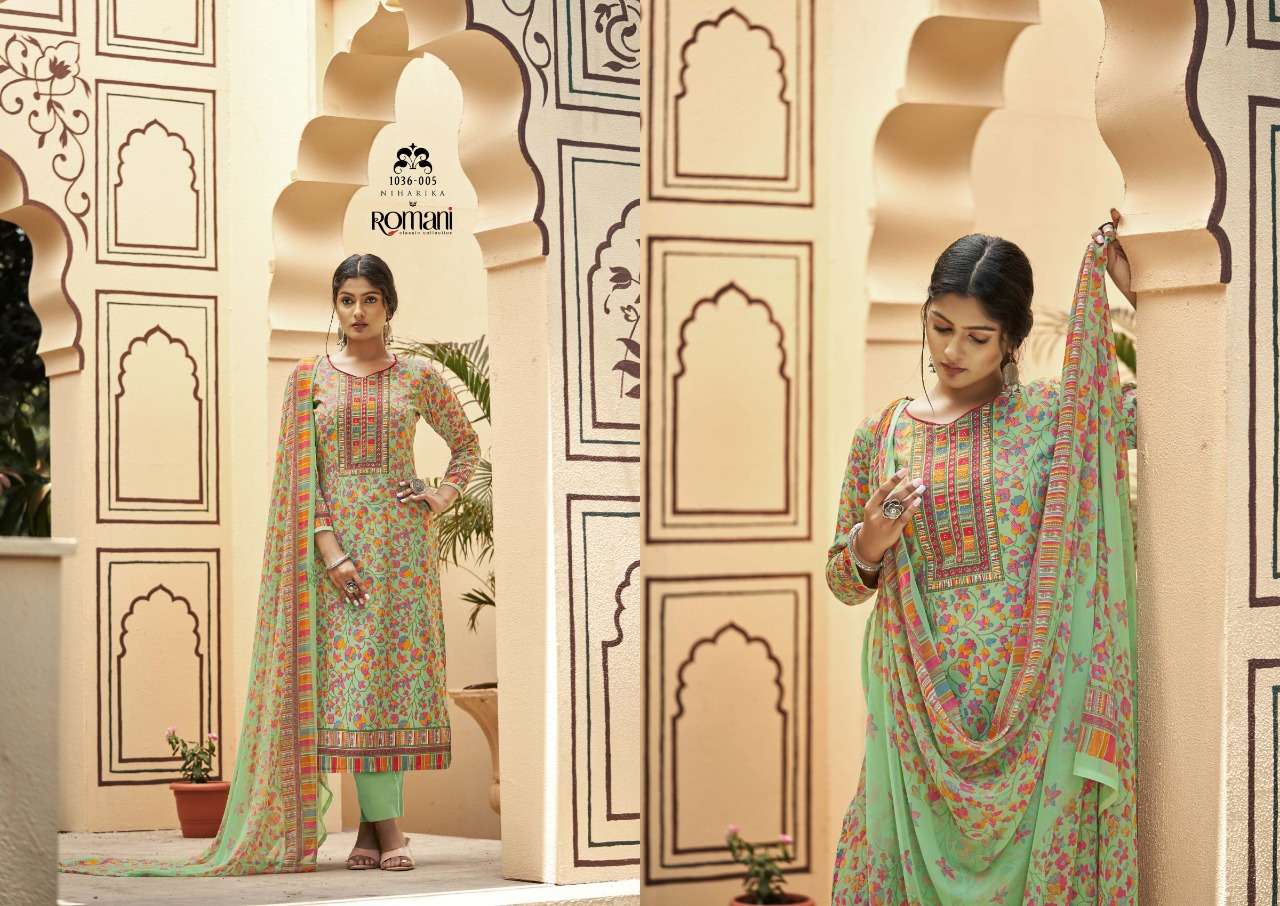 Romani Niharika Vol 2 Catalog Regular Wear Soft Cotton Unstitched Dress Materials