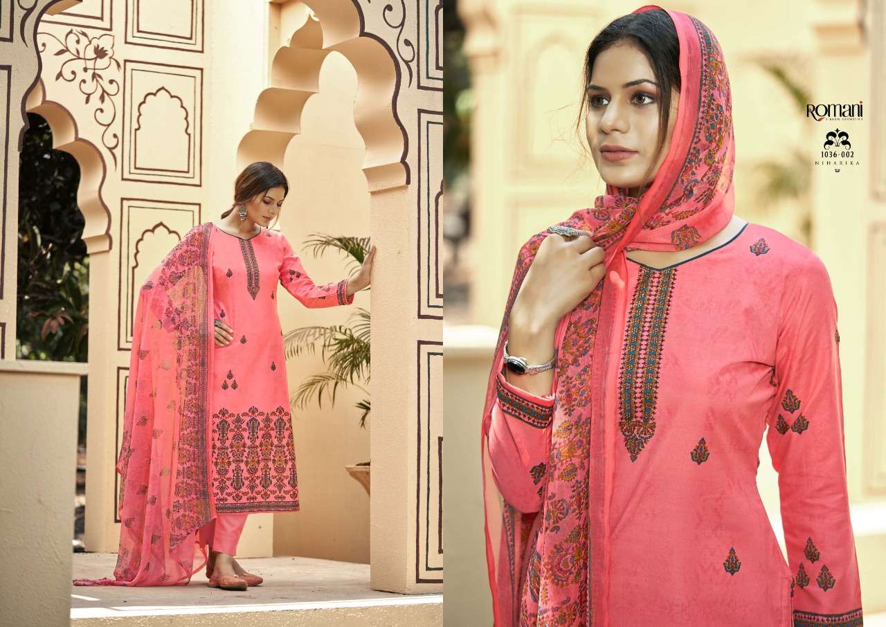 Romani Niharika Vol 2 Catalog Regular Wear Soft Cotton Unstitched Dress Materials