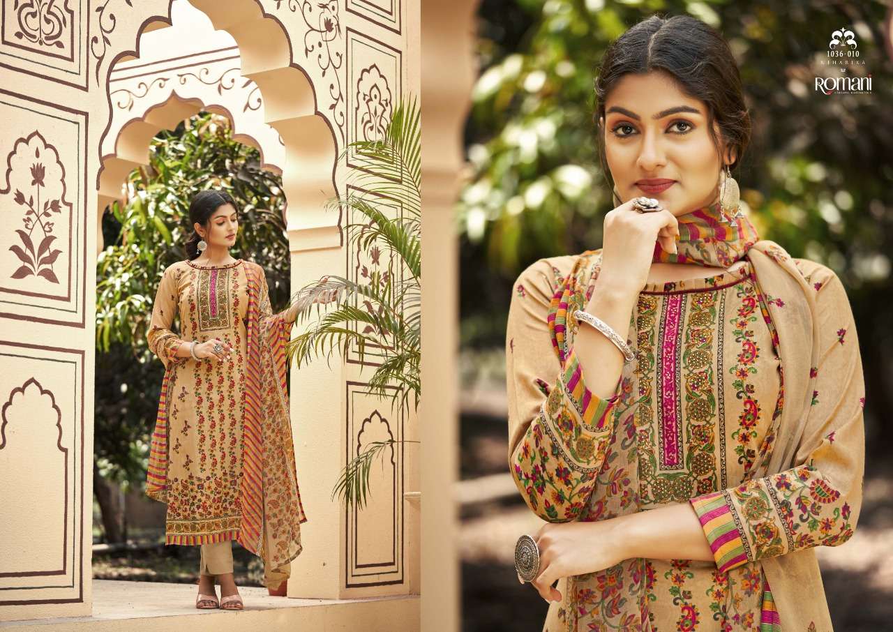 Romani Niharika Vol 2 Catalog Regular Wear Soft Cotton Unstitched Dress Materials