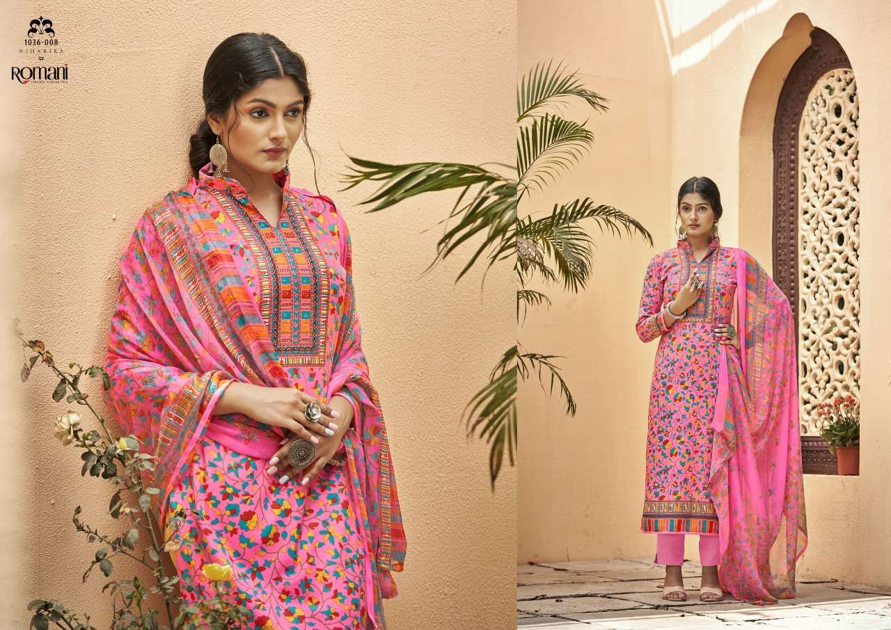 Romani Niharika Vol 2 Catalog Regular Wear Soft Cotton Unstitched Dress Materials