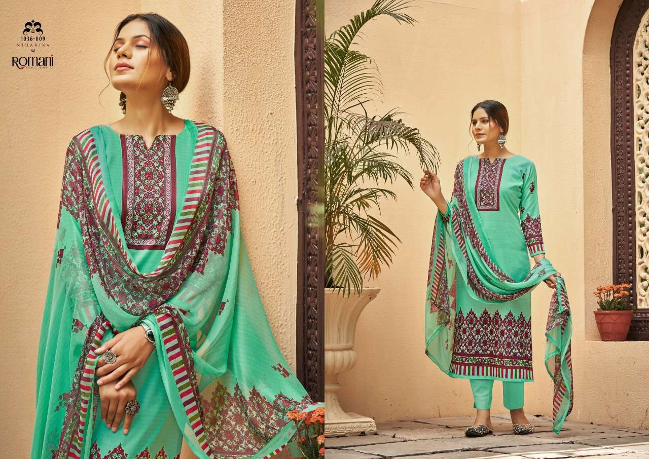 Romani Niharika Vol 2 Catalog Regular Wear Soft Cotton Unstitched Dress Materials