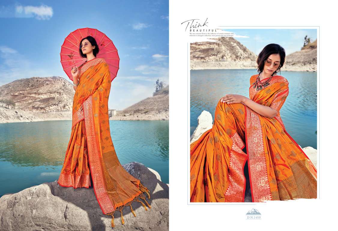 Sangam Kahira Silk Catalog Traditional Wear Banarasi Silk Sarees 