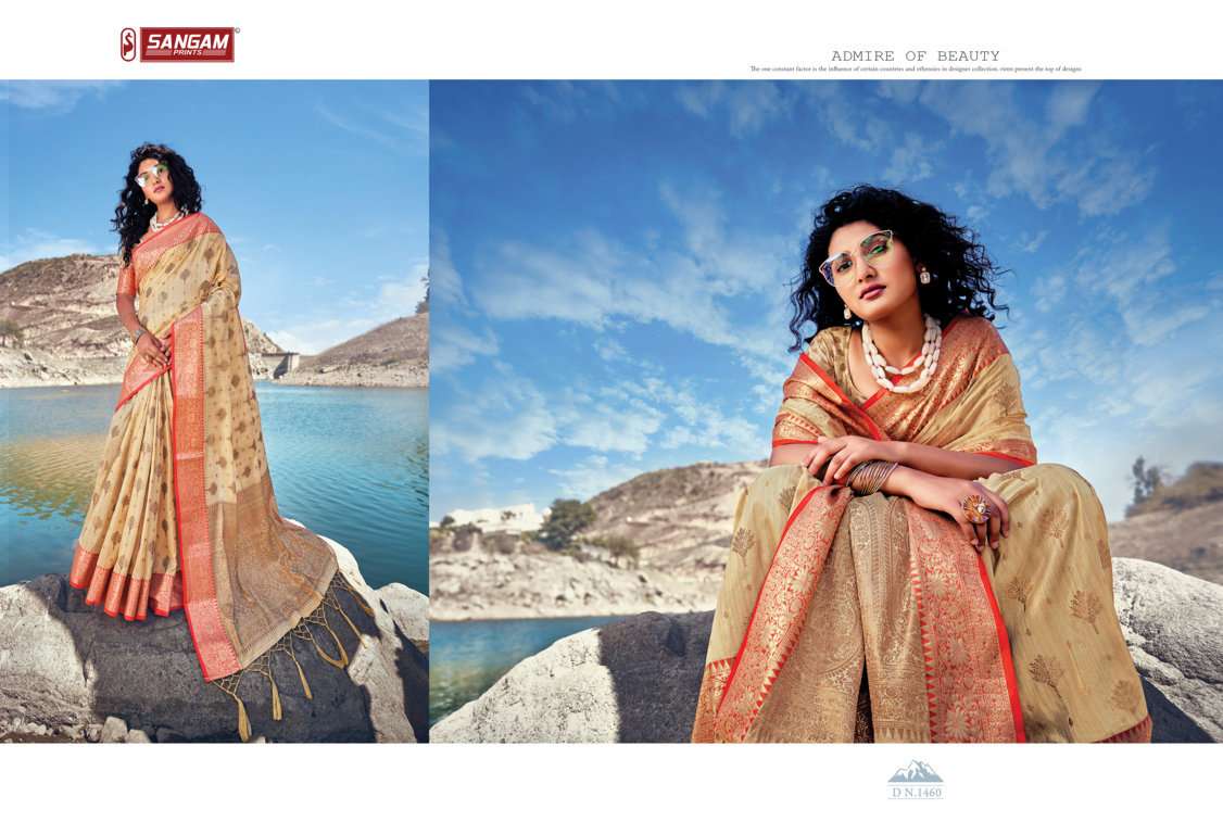 Sangam Kahira Silk Catalog Traditional Wear Banarasi Silk Sarees 