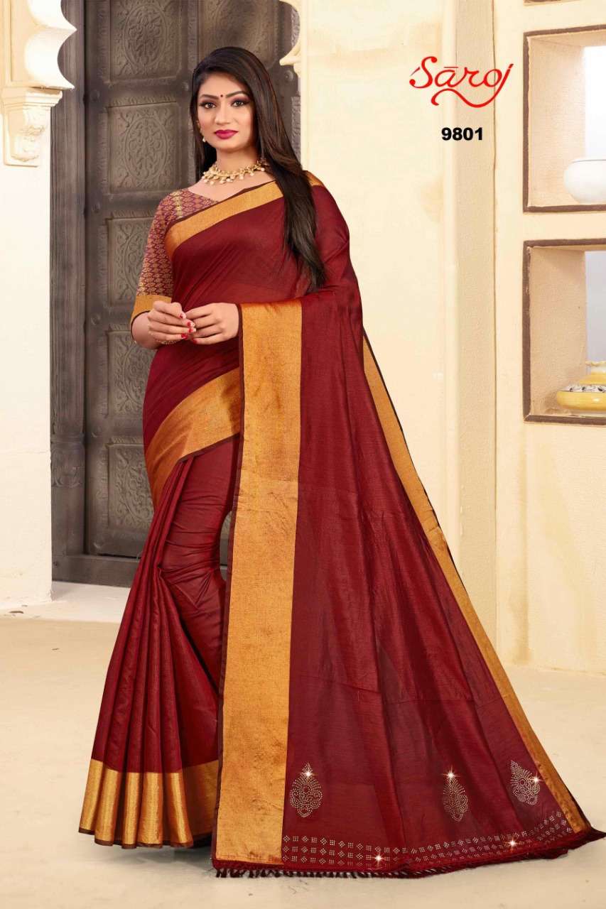 Saroj Paradise Vol 1 Catalog Regular Wear Soft Cotton Sarees 