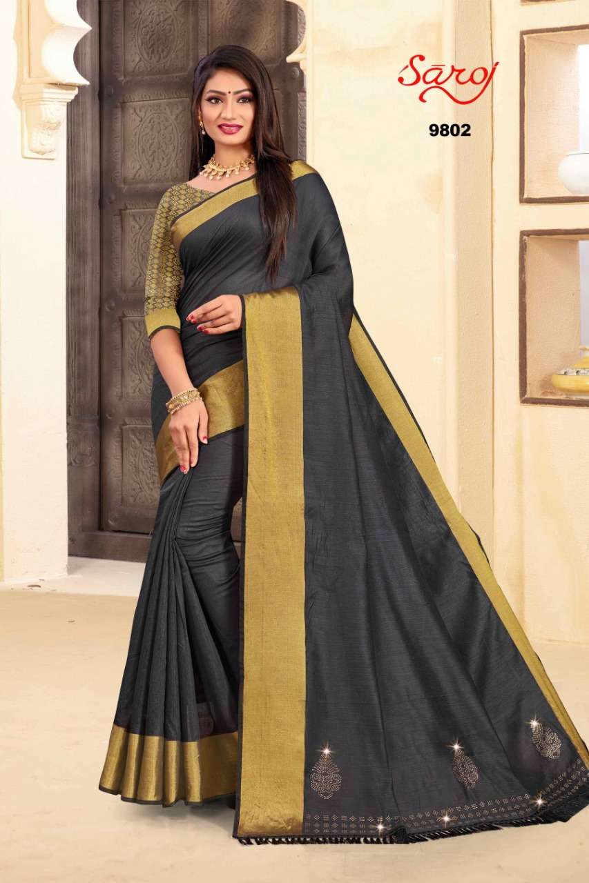 Saroj Paradise Vol 1 Catalog Regular Wear Soft Cotton Sarees 