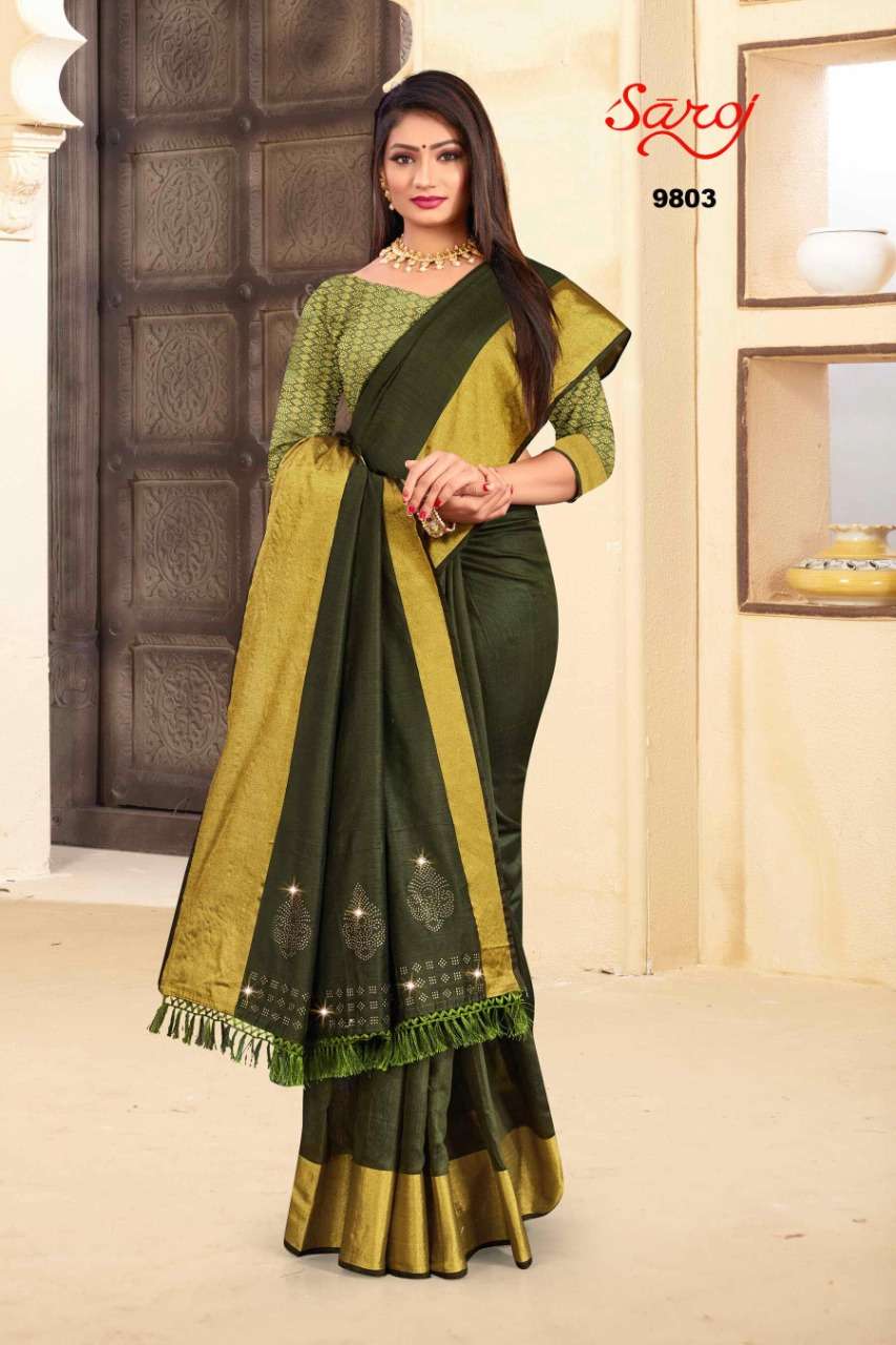 Saroj Paradise Vol 1 Catalog Regular Wear Soft Cotton Sarees 