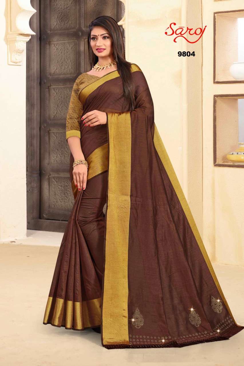 Saroj Paradise Vol 1 Catalog Regular Wear Soft Cotton Sarees 