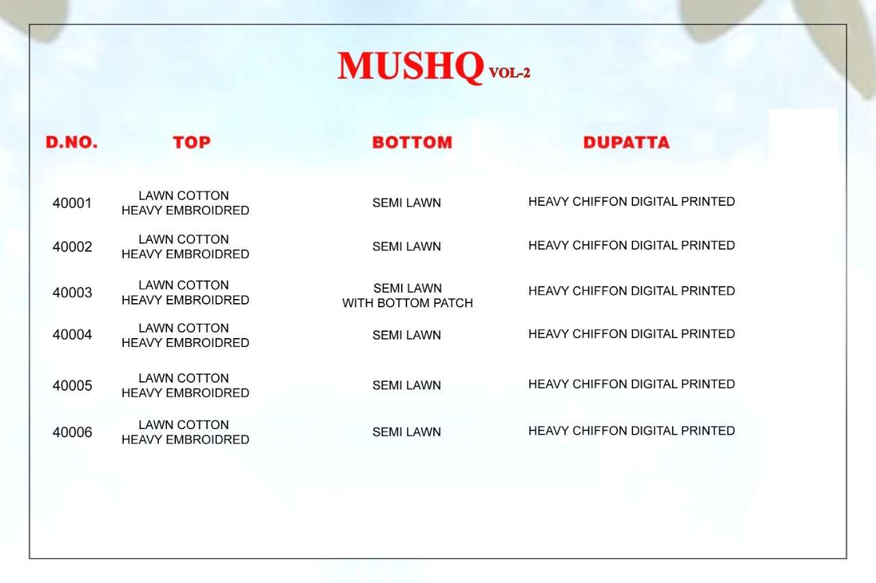Serene Mushq Vol 2 Catalog Festive Wear Pure Lawn Pakistani Salwar Kameez 