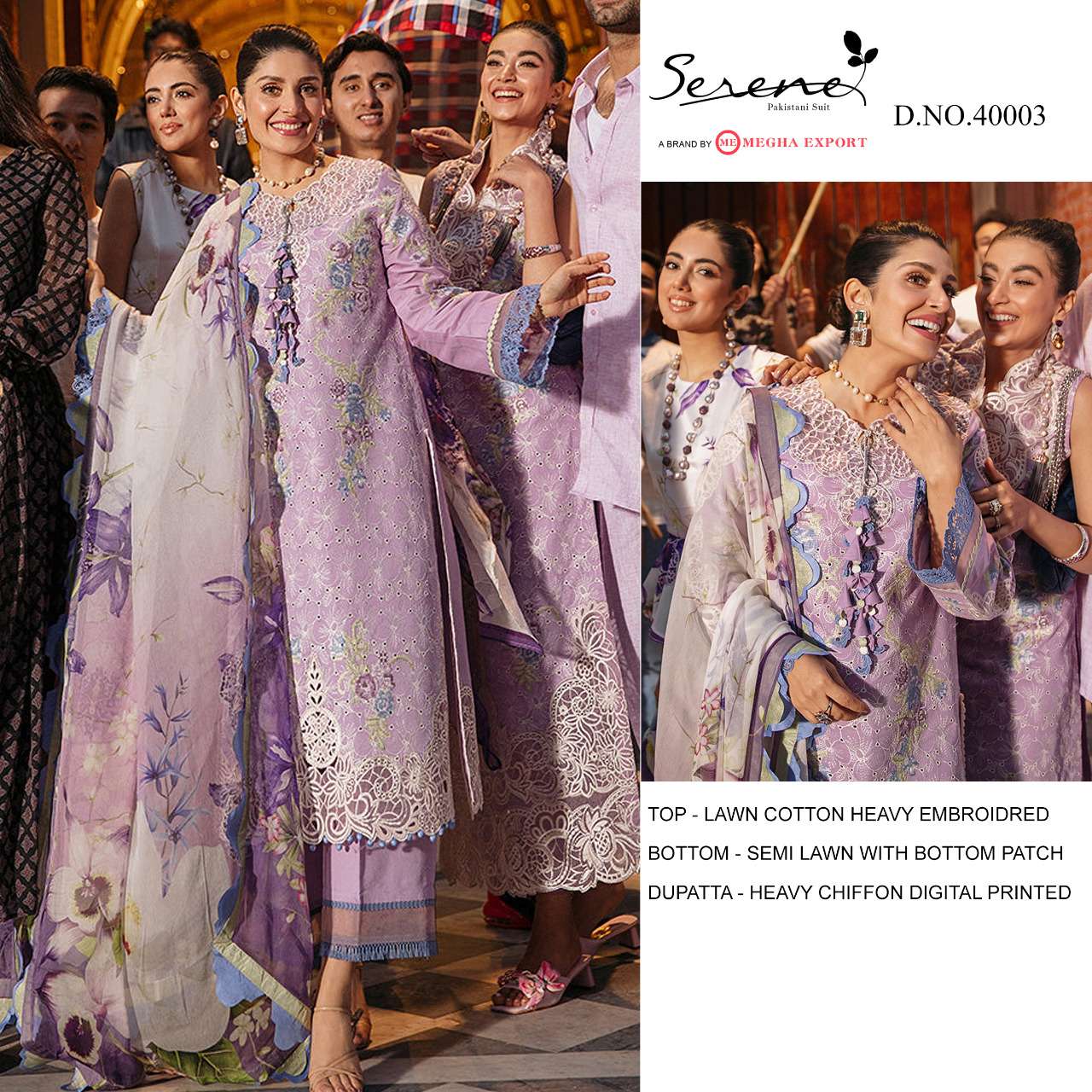 Serene Mushq Vol 2 Catalog Festive Wear Pure Lawn Pakistani Salwar Kameez 