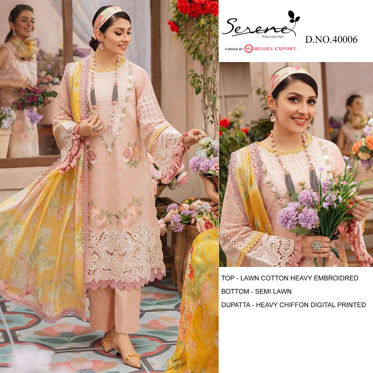 Serene Mushq Vol 2 Catalog Festive Wear Pure Lawn Pakistani Salwar Kameez 