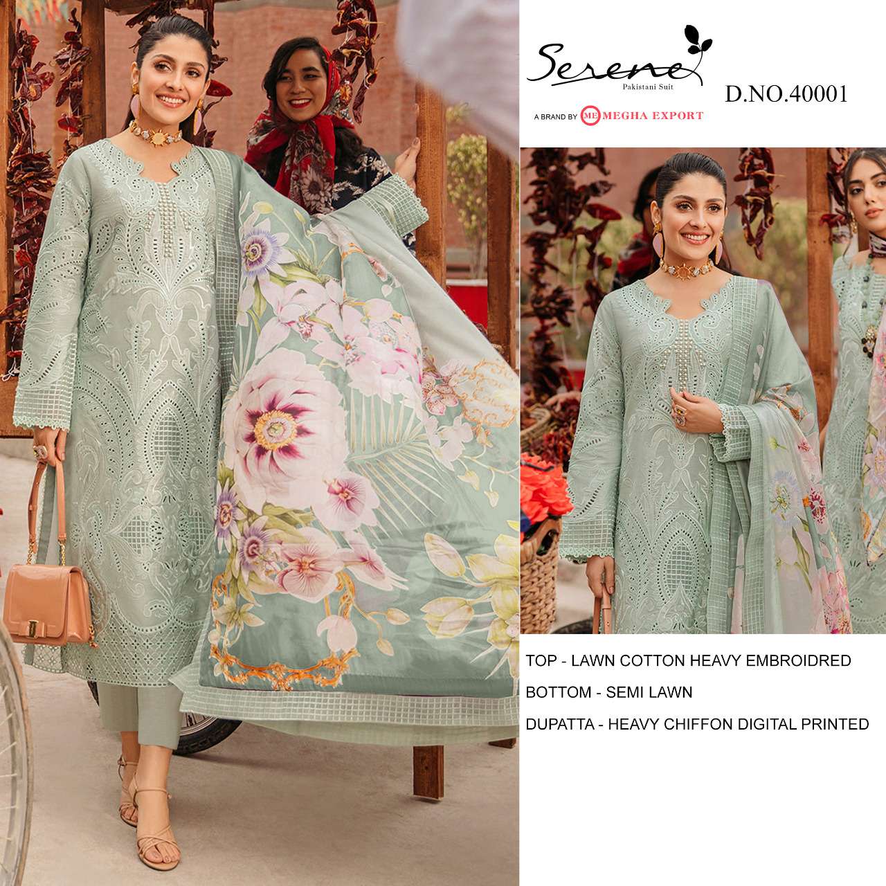 Serene Mushq Vol 2 Catalog Festive Wear Pure Lawn Pakistani Salwar Kameez 
