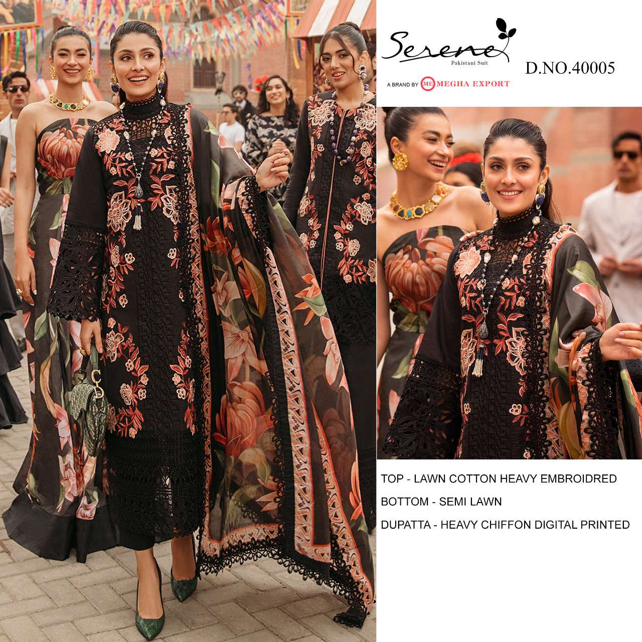 Serene Mushq Vol 2 Catalog Festive Wear Pure Lawn Pakistani Salwar Kameez 