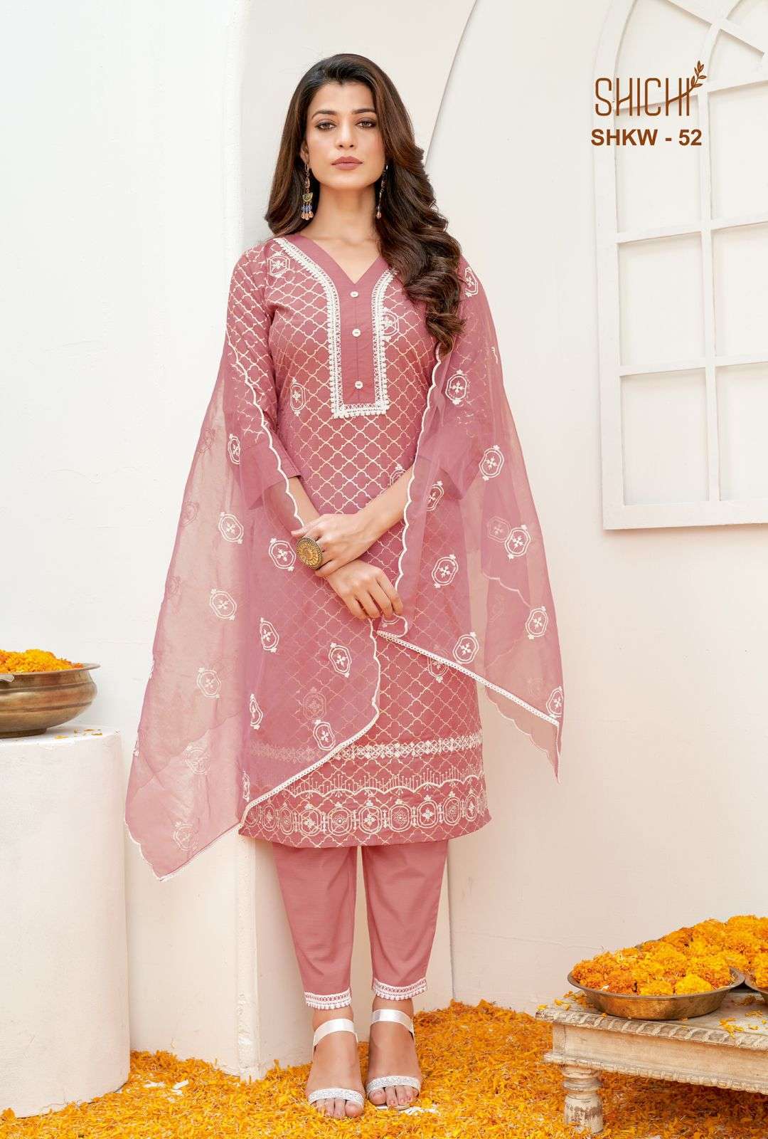 Shichi Khwab Catalog Exclusive Wear Readymade Top Bottom Dupatta 