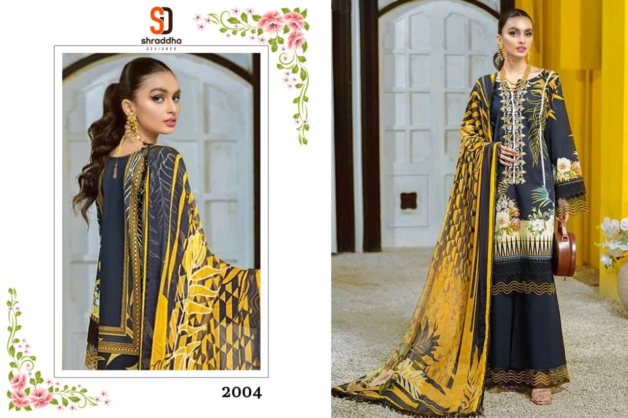 Shraddha Firdous Urbane Vol 2 Catalog Pakistani Lawn Cotton Embroidery Salwar Kameez 
