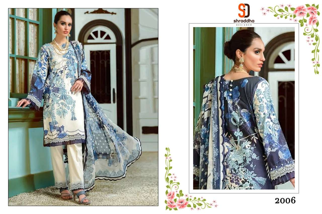Shraddha Firdous Urbane Vol 2 Catalog Pakistani Lawn Cotton Embroidery Salwar Kameez 