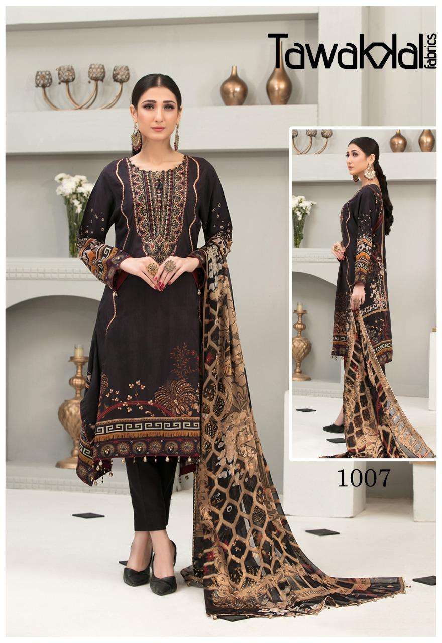 Tawakkal Parisa Cotton Collection Catalog Daily Wear Summer Cotton Karachi Dress Materials 