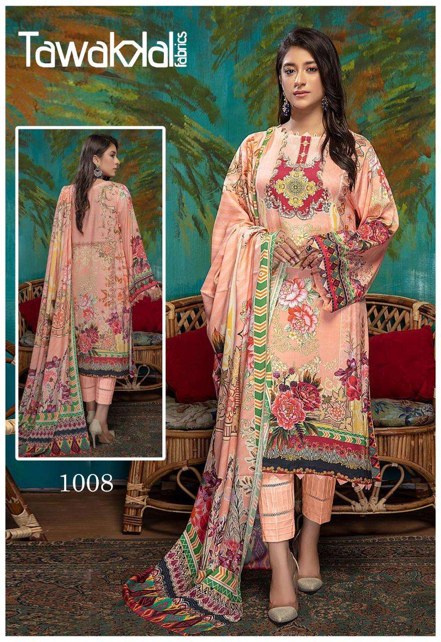 Tawakkal Parisa Cotton Collection Catalog Daily Wear Summer Cotton Karachi Dress Materials 