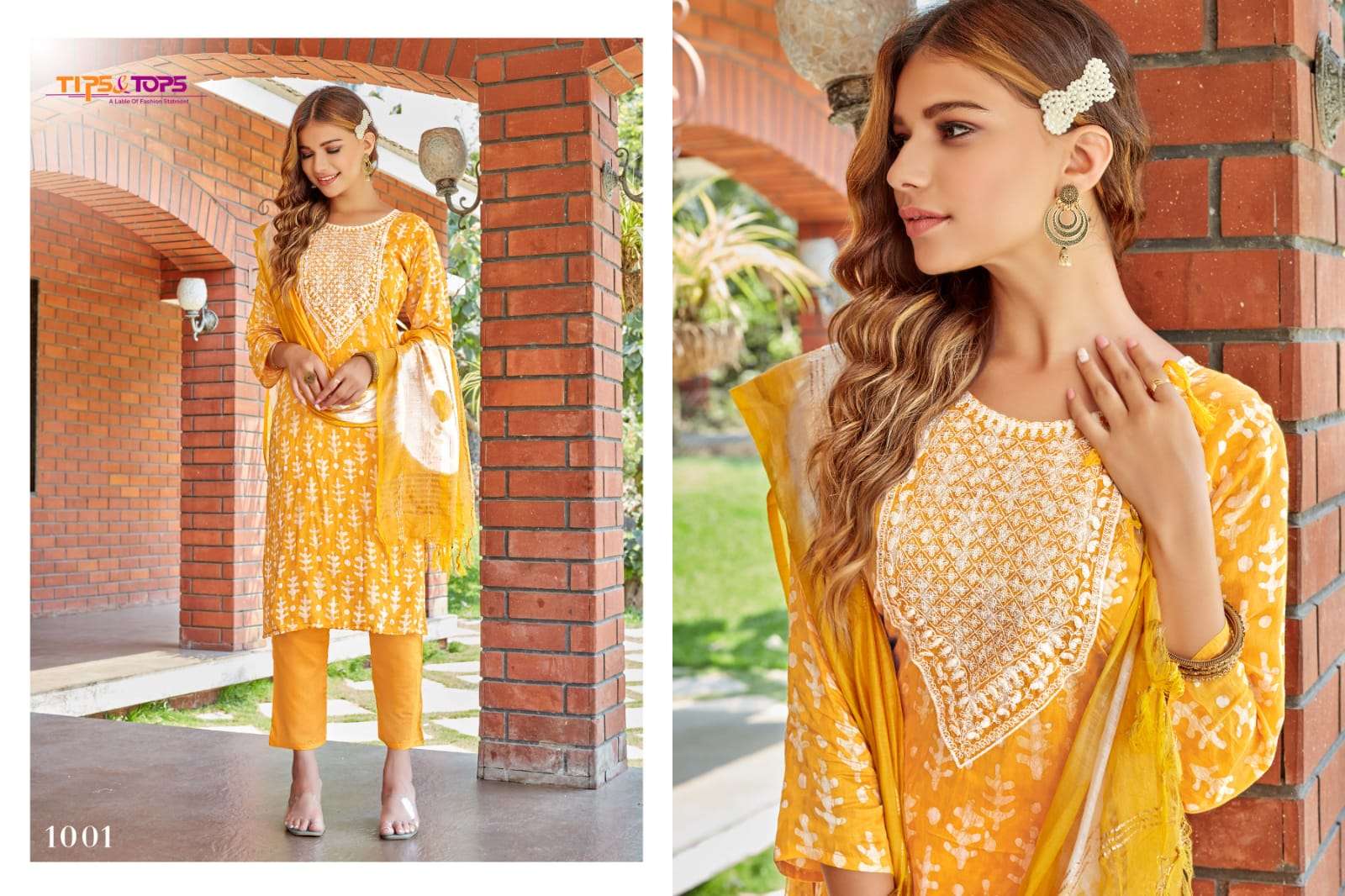 Tips & Tops Batik Vol 2 Catalog Festive Wear Readymade Top Bottom Dupatta 