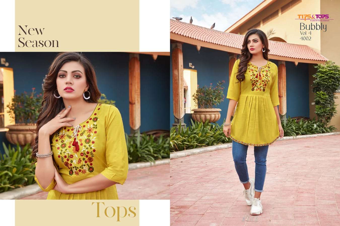 Tips & Tops Bubbly Vol 4 Catalog Western Wear Top Online Available In Wholesale 