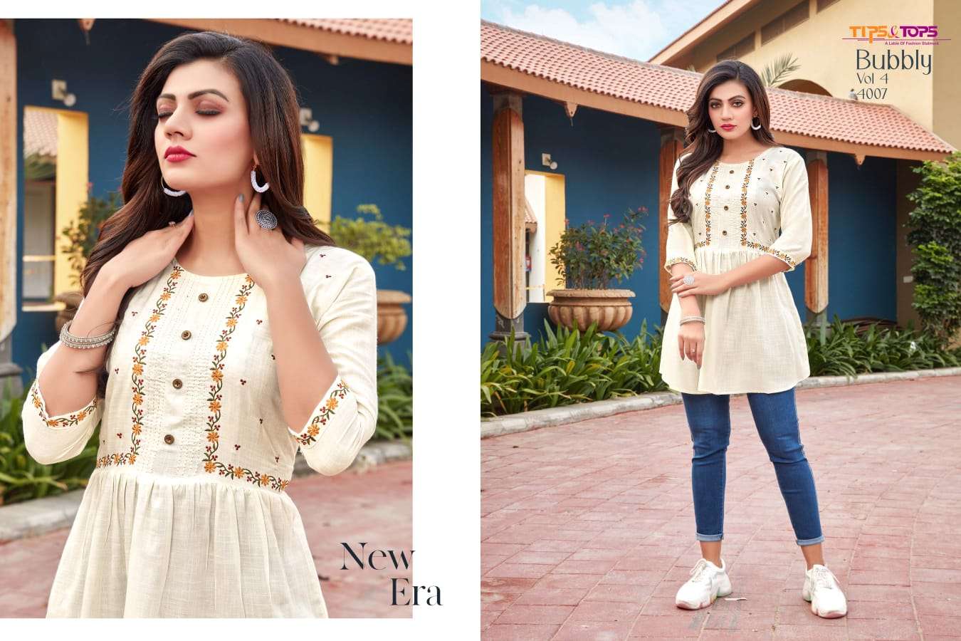 Tips & Tops Bubbly Vol 4 Catalog Western Wear Top Online Available In Wholesale 