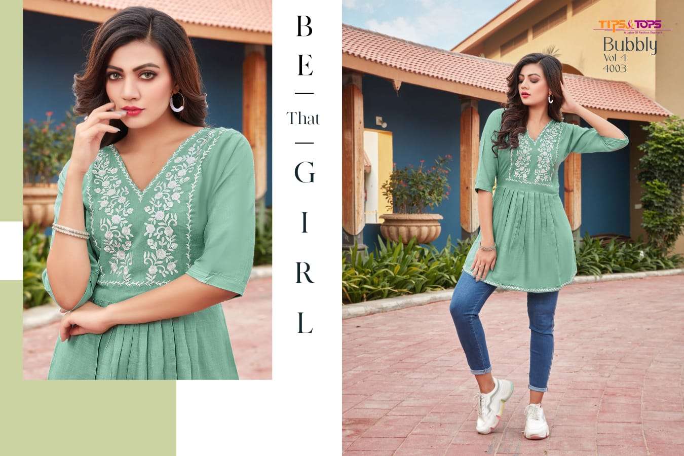 Tips & Tops Bubbly Vol 4 Catalog Western Wear Top Online Available In Wholesale 