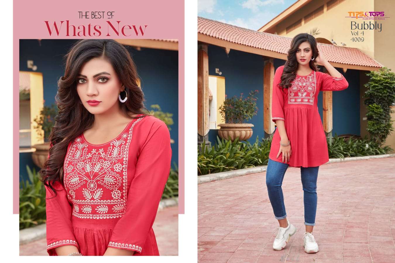 Tips & Tops Bubbly Vol 4 Catalog Western Wear Top Online Available In Wholesale 