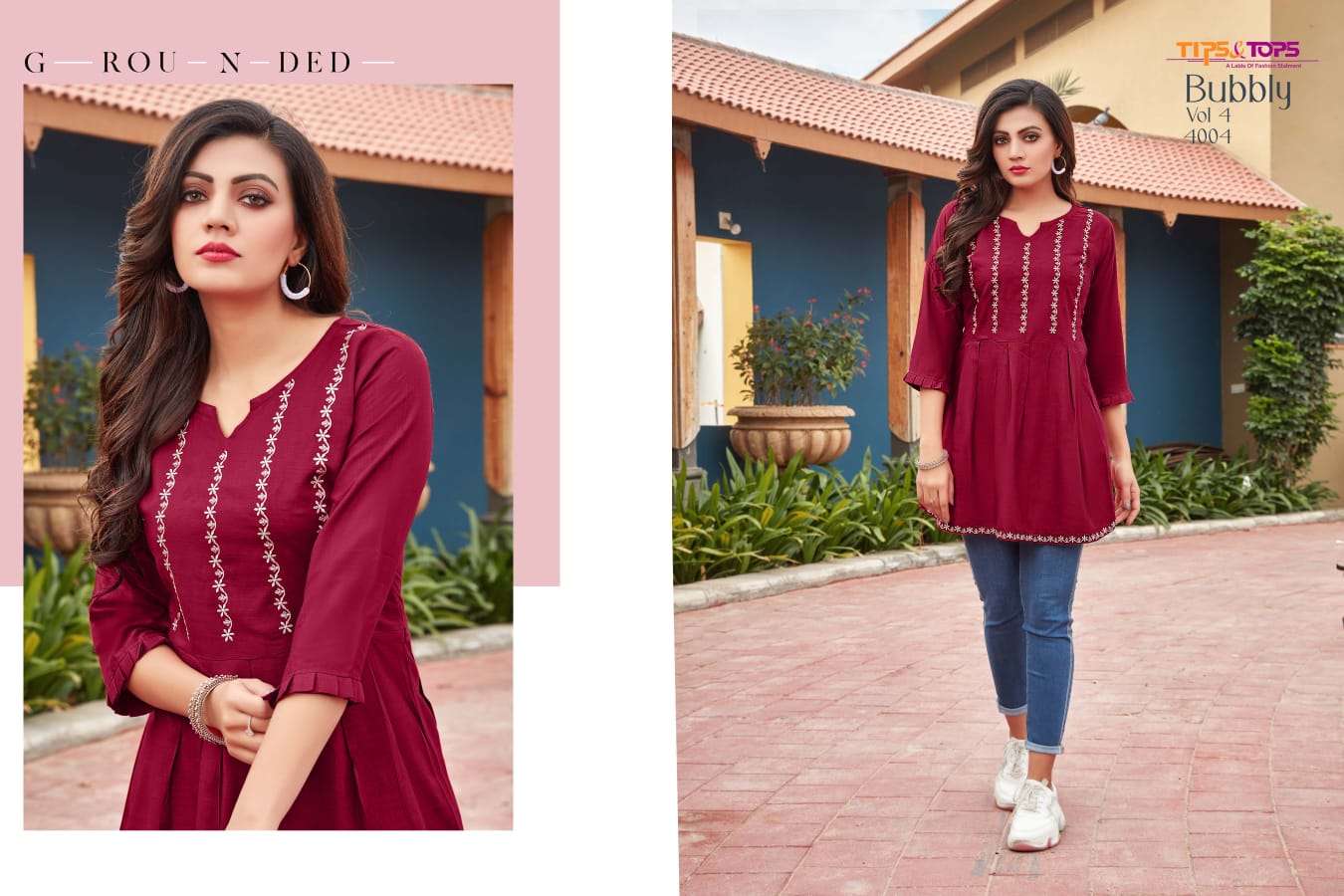 Tips & Tops Bubbly Vol 4 Catalog Western Wear Top Online Available In Wholesale 