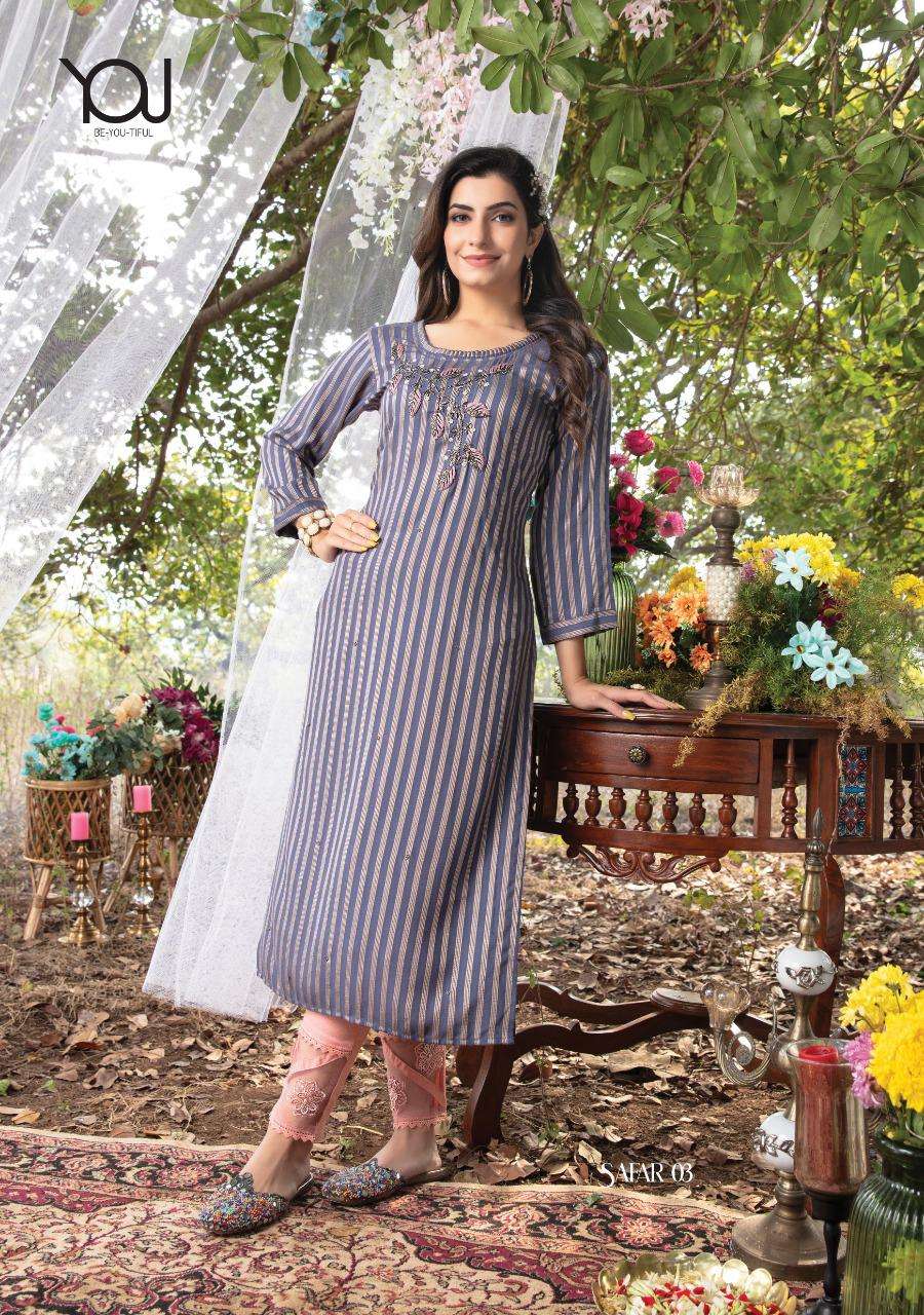 Wanna Safar Catalog Stylish Party Wear Kurti With Bottom 