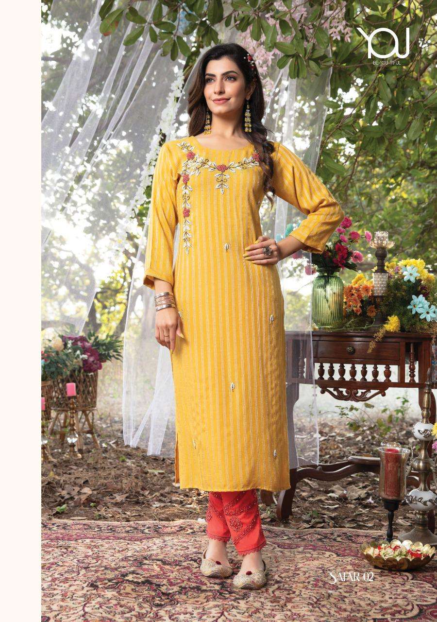 Wanna Safar Catalog Stylish Party Wear Kurti With Bottom 