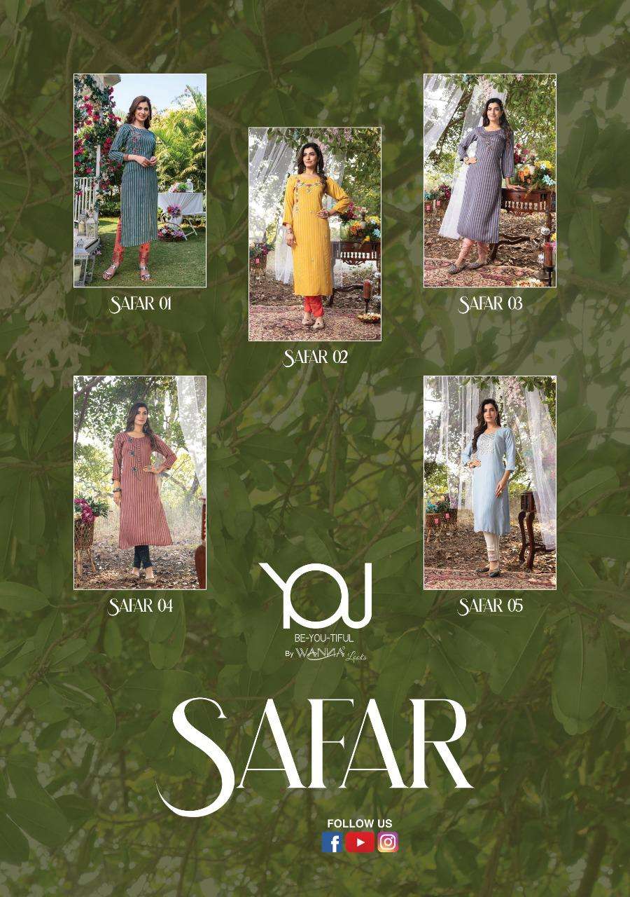 Wanna Safar Catalog Stylish Party Wear Kurti With Bottom 