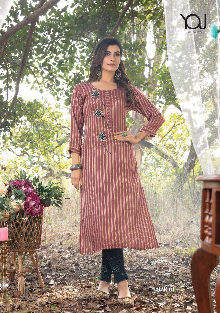 Wanna Safar Catalog Stylish Party Wear Kurti With Bottom 