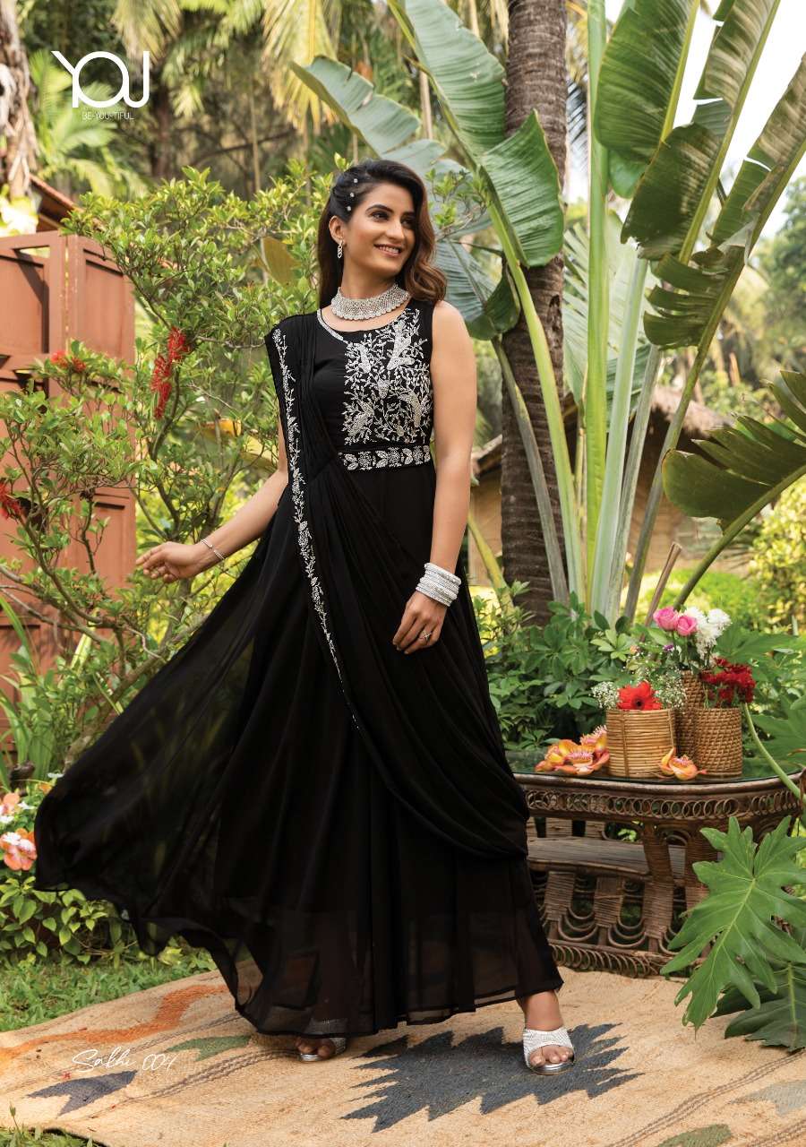 Wanna Sakhi Catalog Party Wear Readymade Long Anarkali Gowns