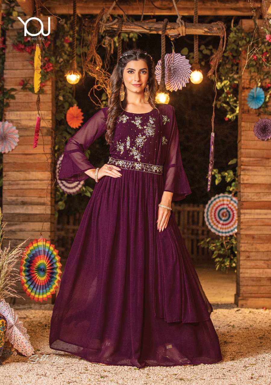 Wanna Sakhi Catalog Party Wear Readymade Long Anarkali Gowns