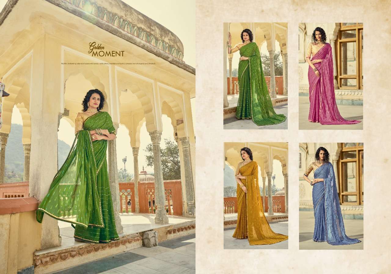 Ynf Domestika Sequence Catalog Party Wear Rangoli Crepe Sarees 